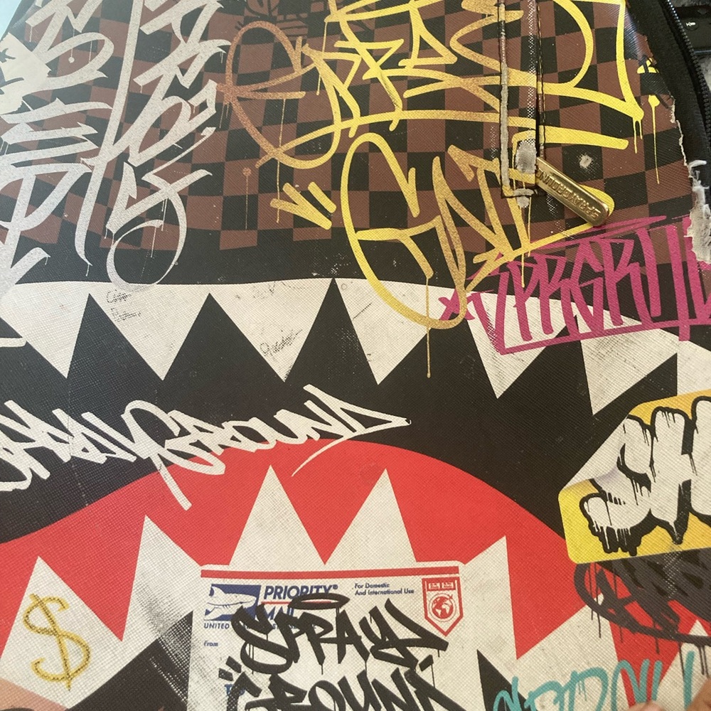 Sprayground Multicolor Graffiti Backpack